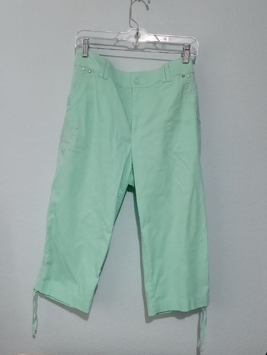 Gloria Vanderbilt Pants - Gloria Vanderbilt Mint Green Capris
